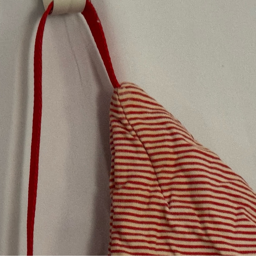 Vintage OP Ocean Pacific Red Striped Women’s Shoulder Sling Tote Bag Surfer Girl - Picture 10 of 15